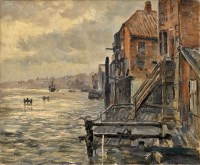 Lot 229 - John Chambers (1852-1928) NORTH SHIELDS' RIVER...
