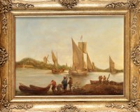 Lot 254 - After Aelbert Cuyp (Dutch 1620-1691) ''RIVER...