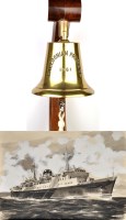 Lot 473 - A brass bell from the 'Caledonian Princess,...