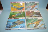 Lot 447 - Hasagawa model construction kits: Supermarine...