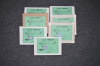 Lot 557 - Contrail model Aircraft: Hawker Horsley. (x7)