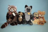 Lot 87 - Charlie Bears: Roxie; Fernando; Franklin;...