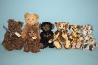 Lot 93 - Charlie Bears: Kelvin; Louise; Scruffy Lump;...