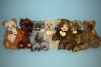 Lot 107 - Charlie Bears: Primrose; Tatty; Rowena; Becky;...