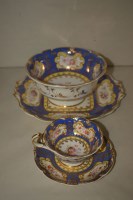 Lot 396 - A late 19th Century Rockingham style part tea...