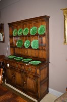 Lot 813 - Titchmarsh & Goodwin: an oak dresser the back...